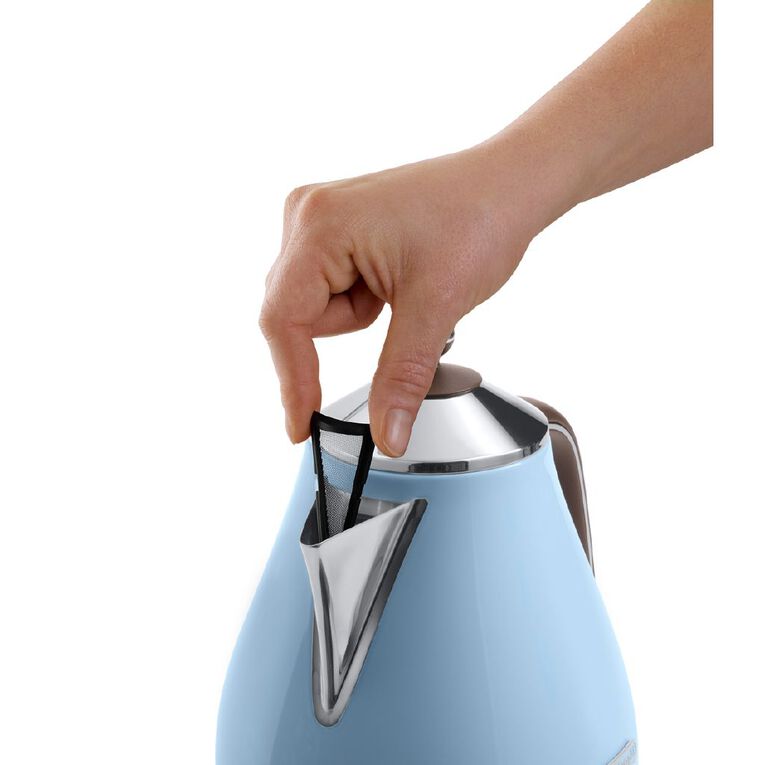 Delonghi Icona Vintage Kettle & 2 Slice Toaster Breakfast Pack Blue, , hi-res