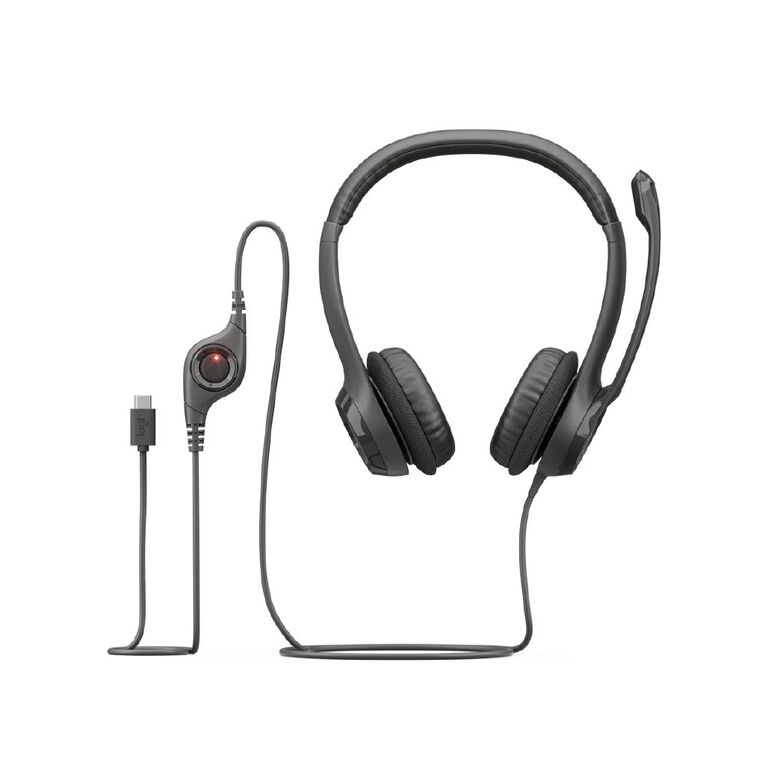 Logitech H390 USB-C Digital Headset - Graphite, , hi-res