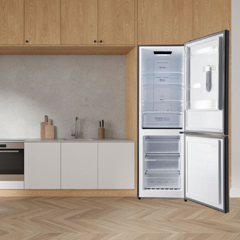 Panasonic 322L Bottom Mount 2 Door Fridge Freezer - Dark Grey, , hi-res