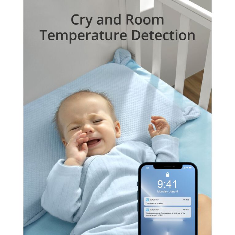 Eufy Baby Wifi Baby Monitor 2K Noel Leeming