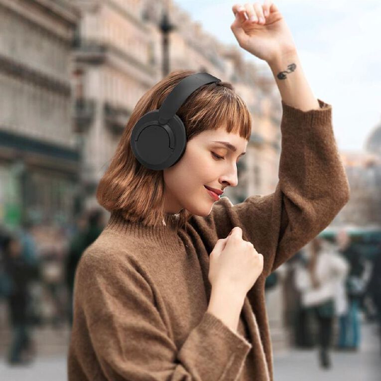 Laser Wireless Noise Cancelling Headphones - Black, , hi-res
