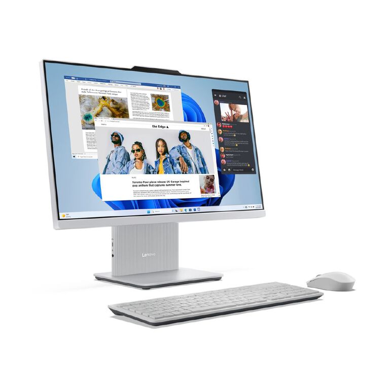 Lenovo IdeaCentre 3 (9th Gen) 23.8" FHD AMD Ryzen 7-7735HS 16GB RAM 1TB SSD Windows 11 All-in-One PC, , hi-res