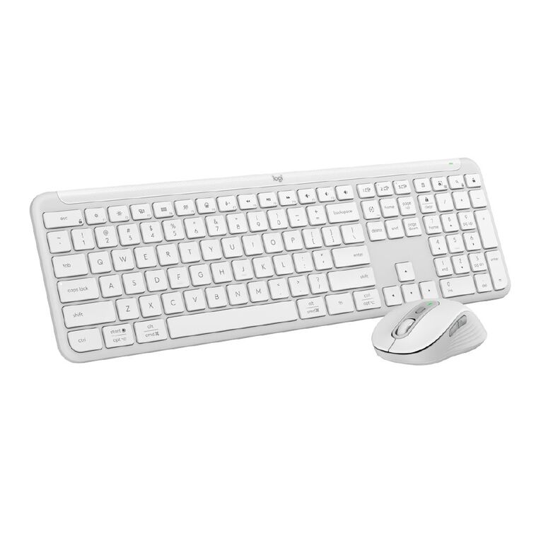 Logitech MK950 Signature Slim Wireless Keyboard and Mouse Combo - Off White, , hi-res