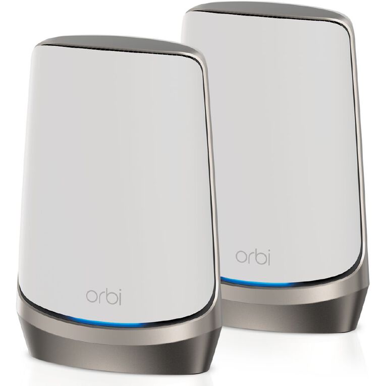 Netgear Orbi AX11000 Quad-band Mesh WiFi 6E System White 2 Pack, , hi-res