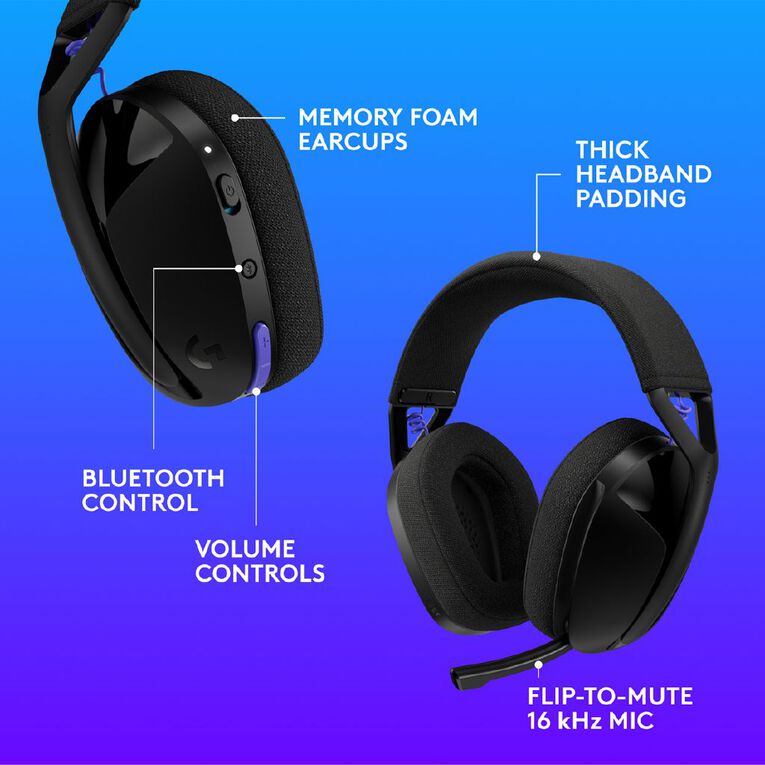 Logitech G321 Wireless Gaming Headset - Black, , hi-res