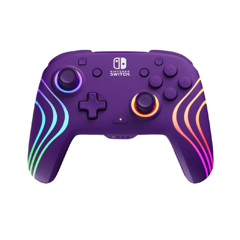 PDP Afterglow Wave Wireless Nintendo Switch Controller - Purple, , hi-res
