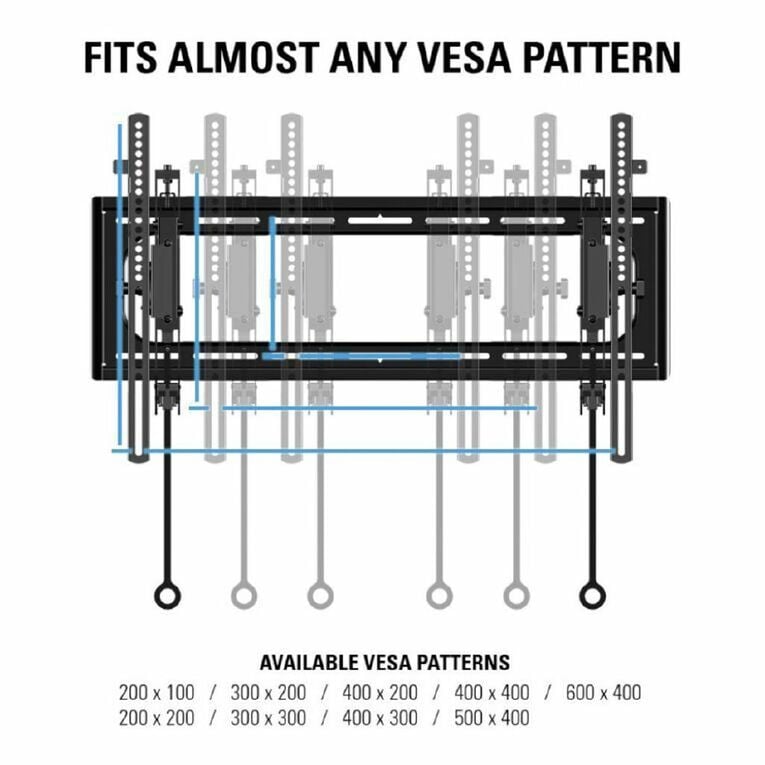 Sanus Tilting Wall Mount for 46"-90" Flat Panel TVs, , hi-res