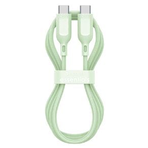 Mophie Essential USB-C-C Cable (60W), Braided, 2M, Green