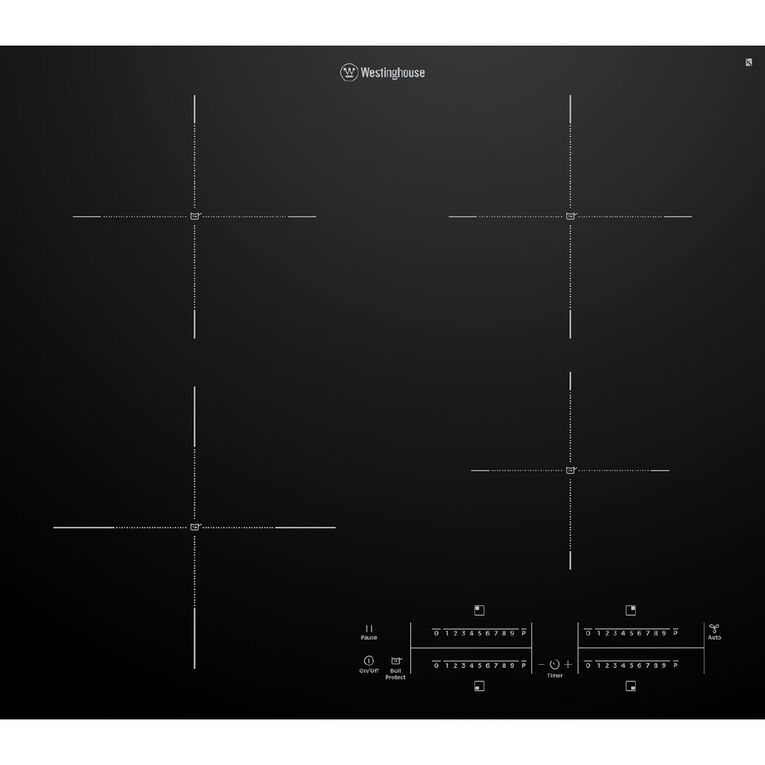 Westinghouse 60cm 4 Zone Induction Cooktop with BoilProtect Noel Leeming