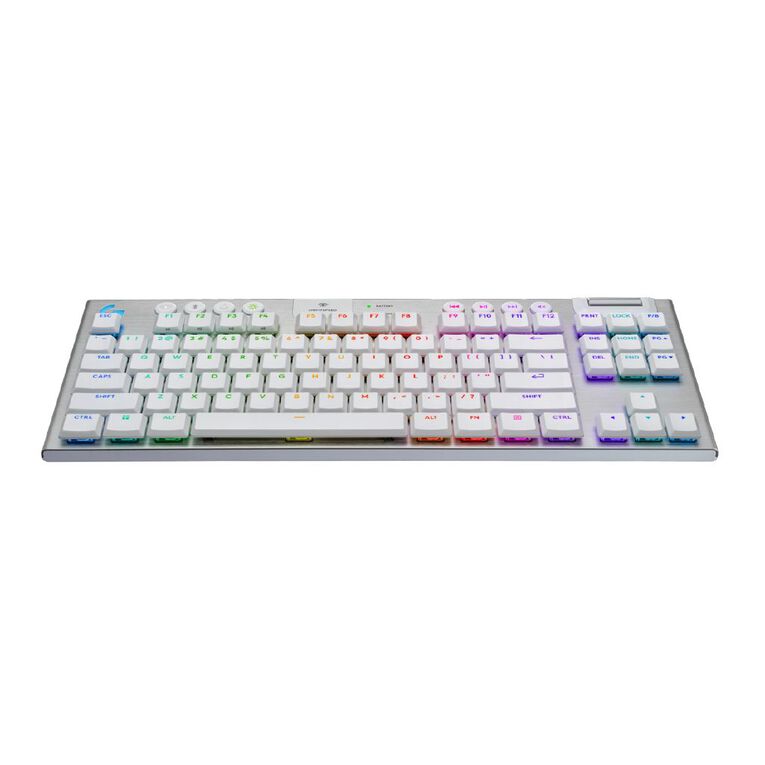 Logitech G915 X TKL LIGHTSPEED Low Profile Wireless Tactile Gaming  Keyboard - White, , hi-res