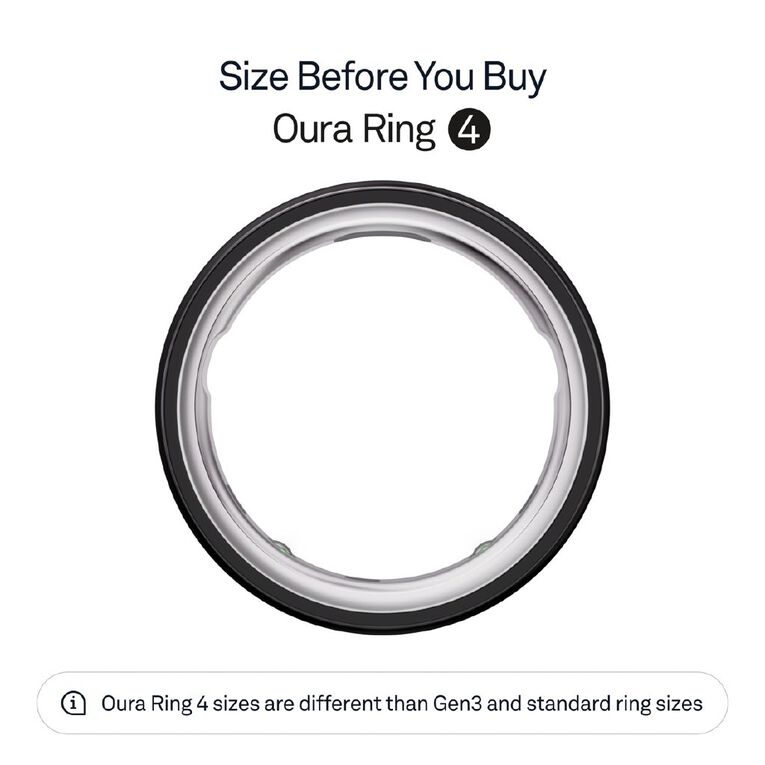 Oura Ring 4 Black - Size 15, , hi-res