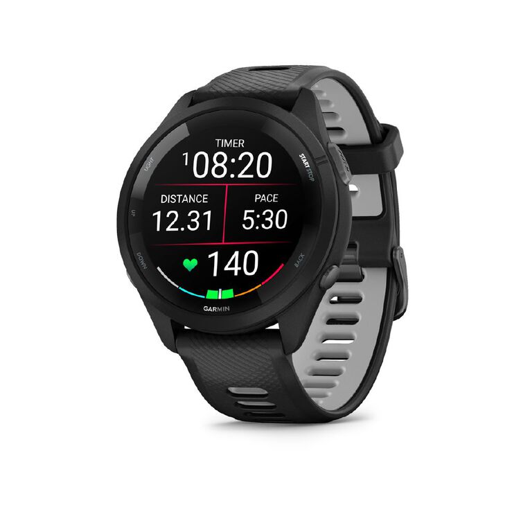 Garmin Forerunner 265 - Black & Powder Gray, , hi-res