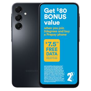 Samsung Galaxy A17 5G 128GB with 2degrees Sim Bundle - Black