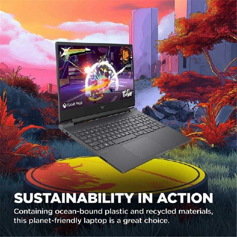 HP Victus 15.6 Inch Ryzen 7-7445H 16GB RAM 512GB SSD NVIDIA GeForce RTX 4050 Windows 11 Gaming Notebook, , hi-res