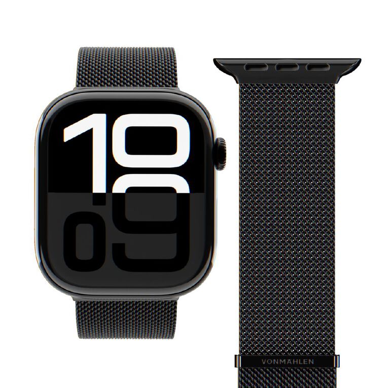 Vonmahlen Milanese Loop 2 for Apple Watch (40-42mm) - Black, , hi-res