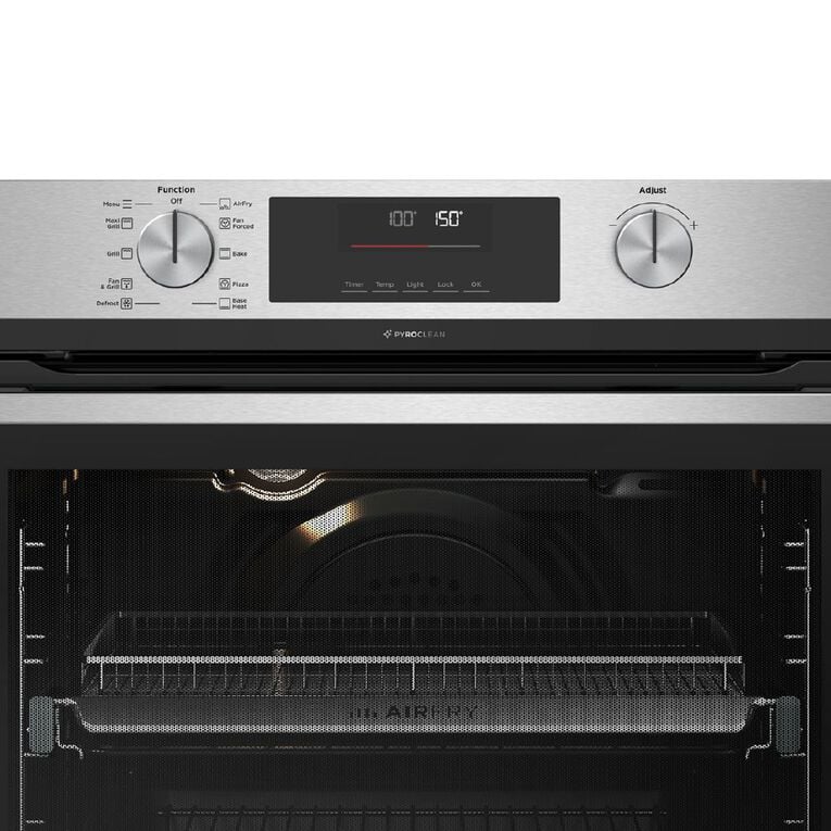 Westinghouse 60cm Multi-Fuction 10 Pyrolytic Oven with AirFry - Stainless Steel, , hi-res
