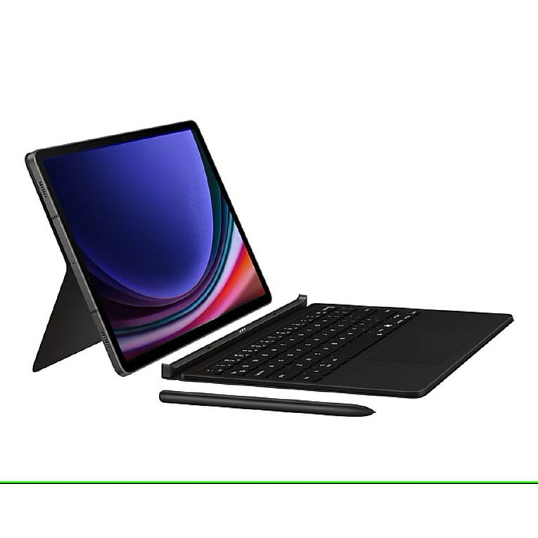 Samsung Galaxy Book Cover Keyboard with AI Key for Tab S10 FE, S9 FE and S9- Black, , hi-res