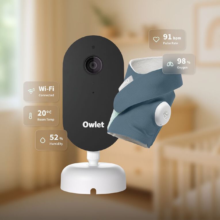 Owlet Dream Sight & Dream Sock Duo- Bedtime Blue, , hi-res