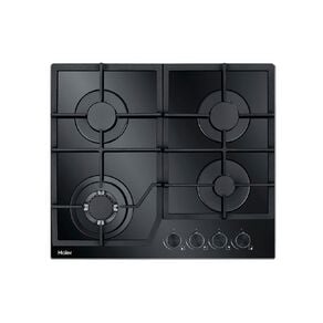 Haier 60cm 4-Burner Gas Cooktop - Black Glass