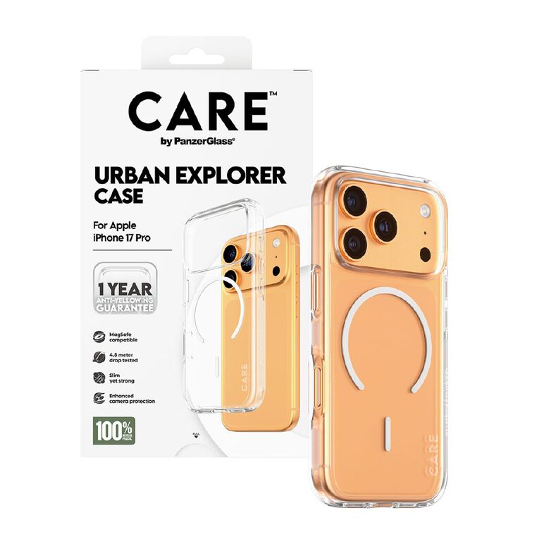 PanzerGlass Urban Explorer Case for iPhone 18 Pro / 17 Pro - Clear & White, , hi-res