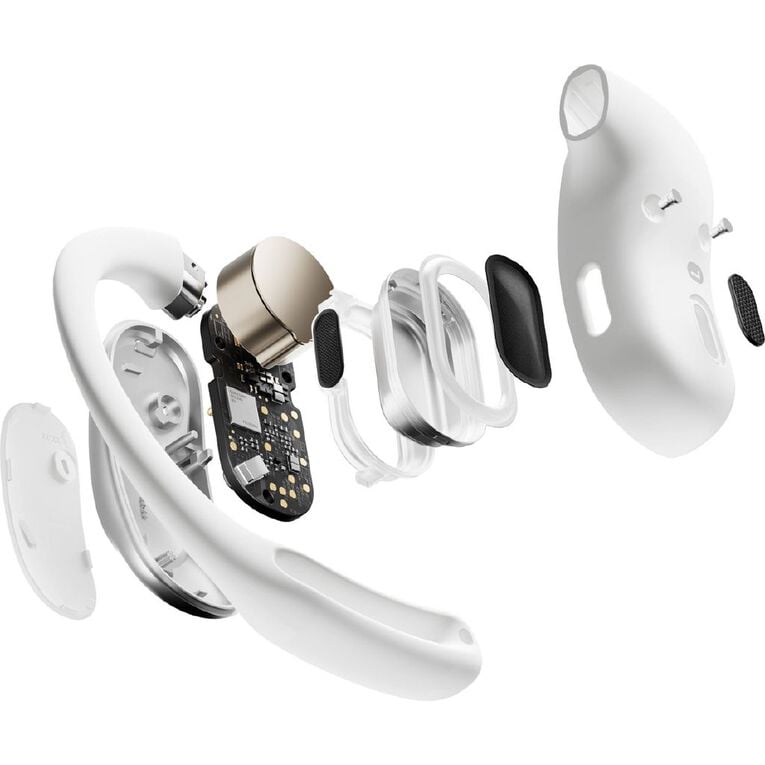 Shokz OpenFit Air True Wireless Open Ear Headphones - White, , hi-res