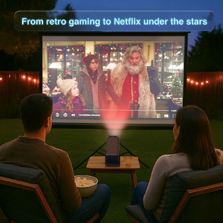 Laser Smart Gaming Projector with 80 Games and Dual Controllers, , hi-res