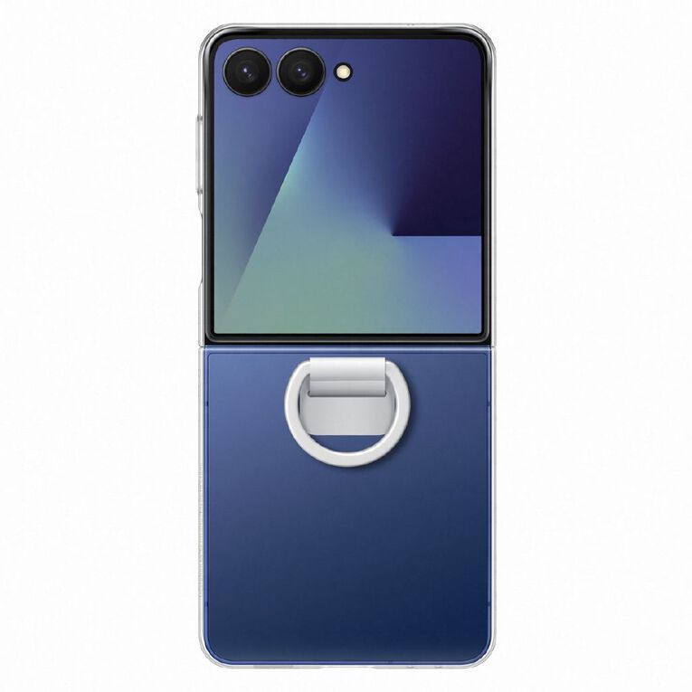Samsung Z Flip7 Clear Case with Ring, , hi-res