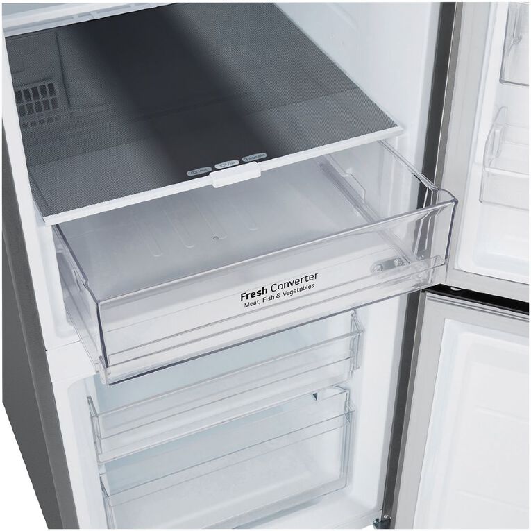 LG 335L Bottom Mount Fridge Freezer - Platinum Silver Finish, , hi-res