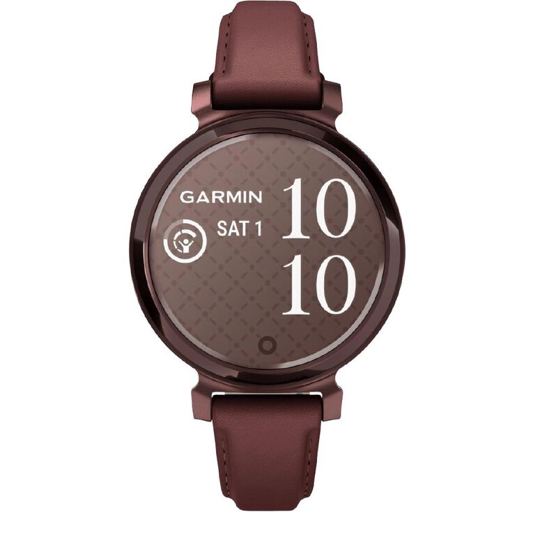 Garmin Lily 2 Classic Dark Bronze/Mulberry Leather Band, , hi-res
