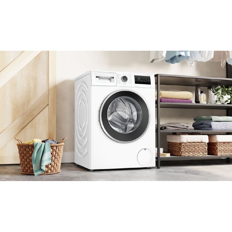 Bosch 9kg Series 4 Front Load Washing Machine - White, , hi-res