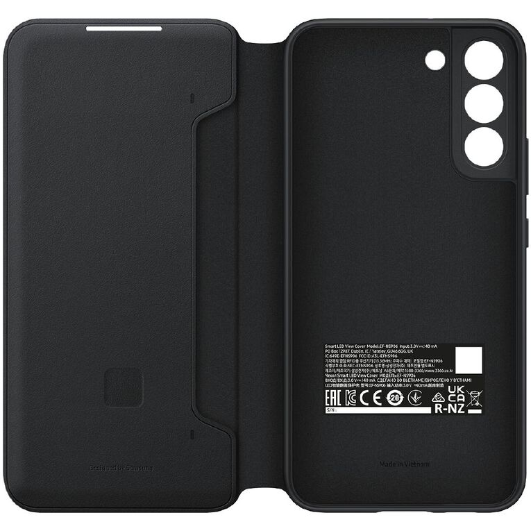 Samsung Galaxy S22+ Smart LED View Cover - Black, , hi-res
