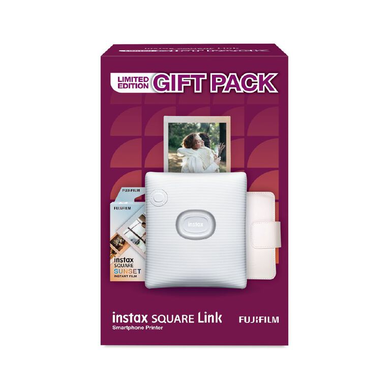 Fujifilm Instax Square Link White Gift Pack, , hi-res