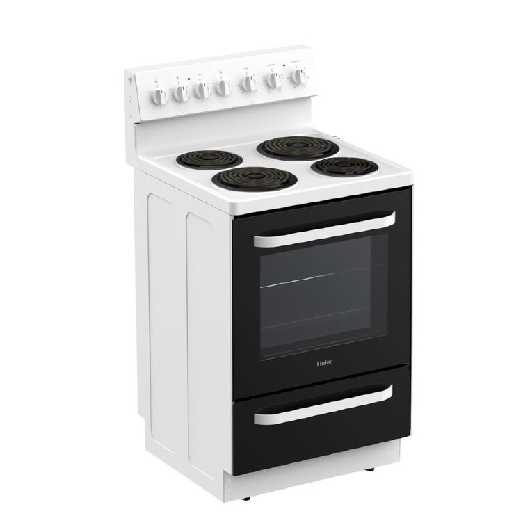 Haier 60cm Freestanding Oven with Coil Cooktop, , hi-res