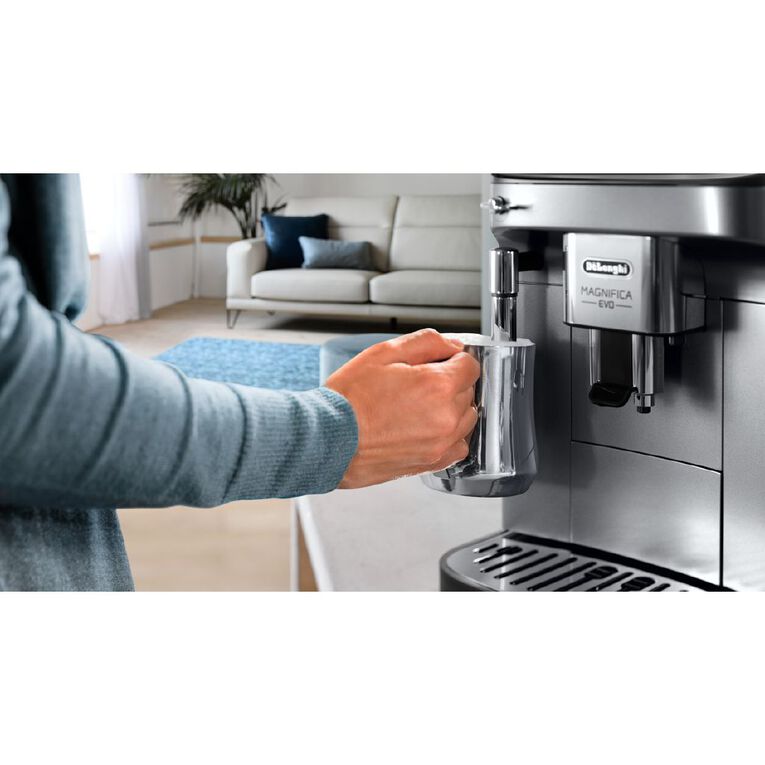 Delonghi Magnifica Evo Fully Automatic Coffee Machine Silver Black