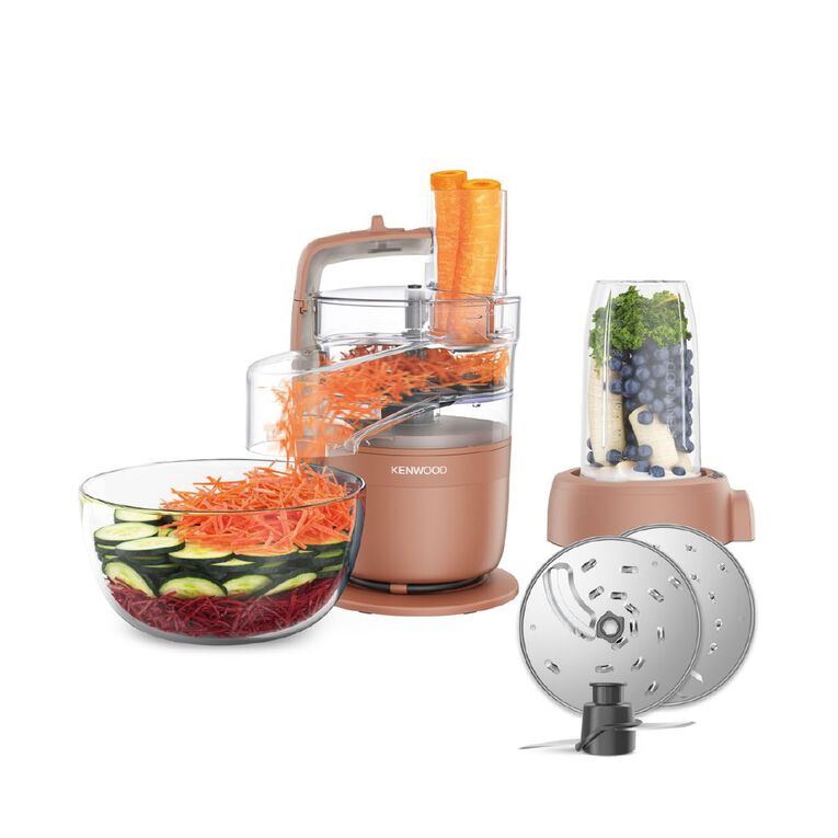 Kenwood MultiPro Go Blend Food Processor & Blender Red Clay, , hi-res