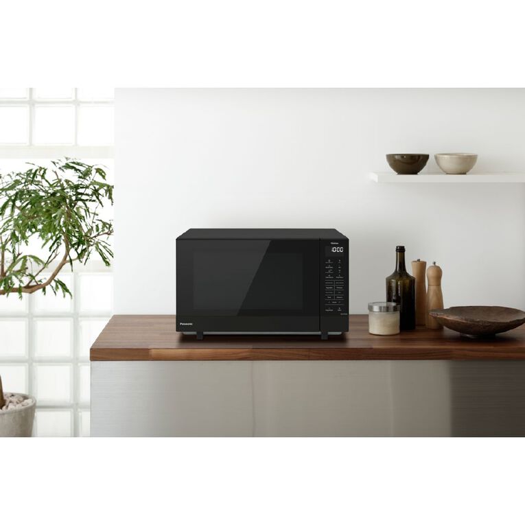 Panasonic 27L Microwave Flatbed Inverter - Black, , hi-res