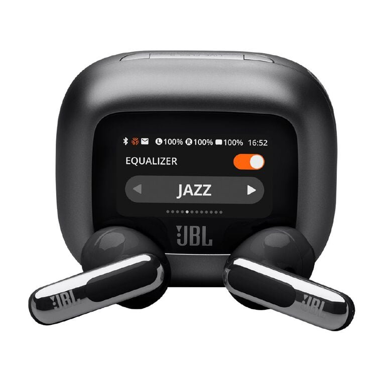 JBL Live Flex 3 True Wireless Noise Cancelling Earbuds - Black