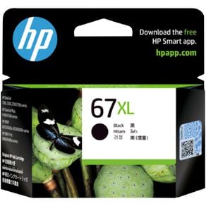 HP Original Ink Cartridge - 67XL Black