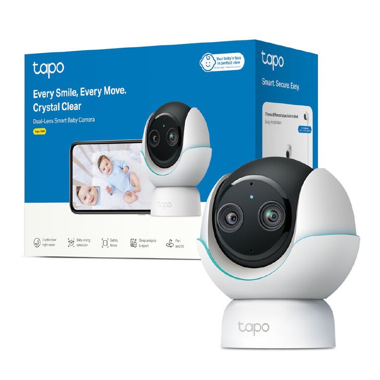 TP-Link Tapo C840 Pan & Tilt AI Smart Baby Monitor, , hi-res