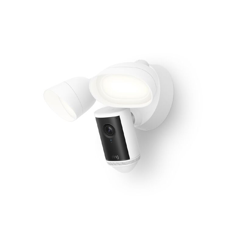 Ring Floodlight Camera Pro (2nd Gen) 4K Security Camera Wired White, , hi-res