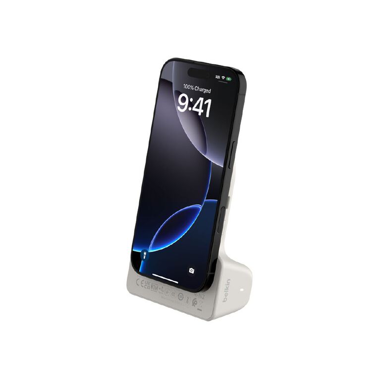 Belkin Stage PowerGrip Magnetic Charging Camera Grip with Power Bank - Sand, , hi-res
