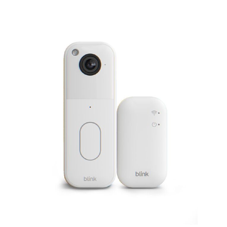Blink Video Doorbell With Sync Module - White, , hi-res