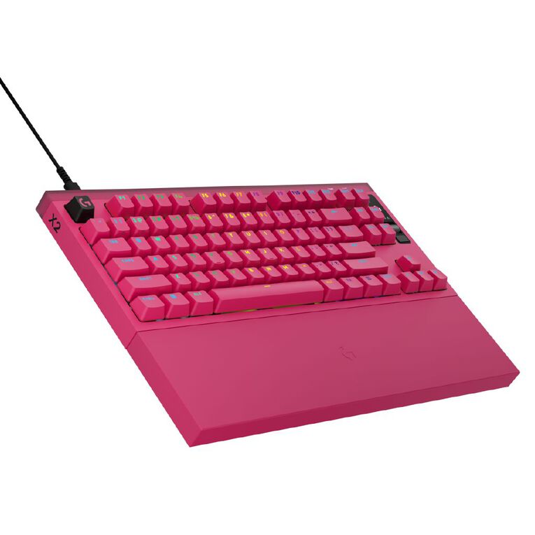 Logitech PRO X2 RAPID 8K Wired TKL Analog Gaming Keyboard - Magenta, , hi-res