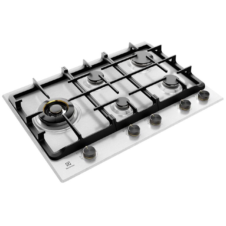 Electrolux 75cm 5 Burner Gas Cooktop - Stainless Steel, , hi-res