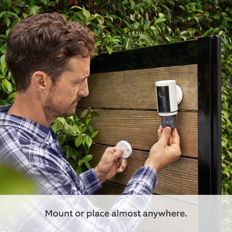 Ring Outdoor Camera Plus 2K Battery White - 3 Pack, , hi-res