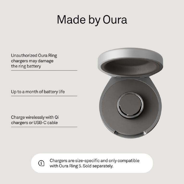 Oura Ring 5 - Portable Charger - Size 9, , hi-res