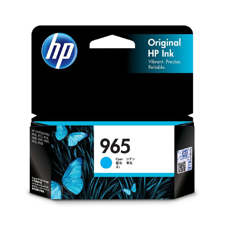 HP 965 Original Ink - Cyan, , hi-res