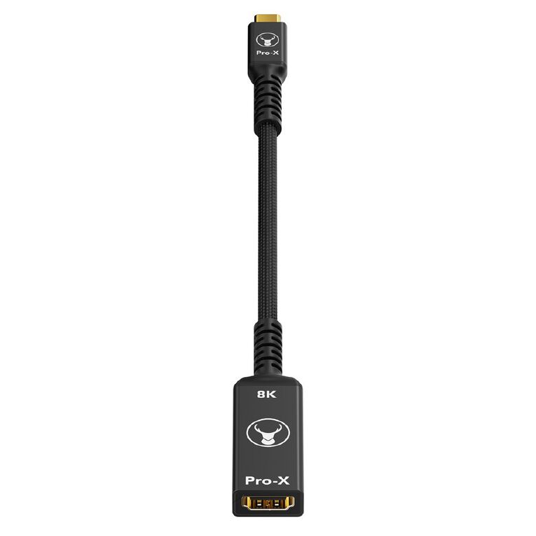 Bonelk Pro-X Long-Life USB-C to 8K HDMI Adapter (15cm) - Black, , hi-res