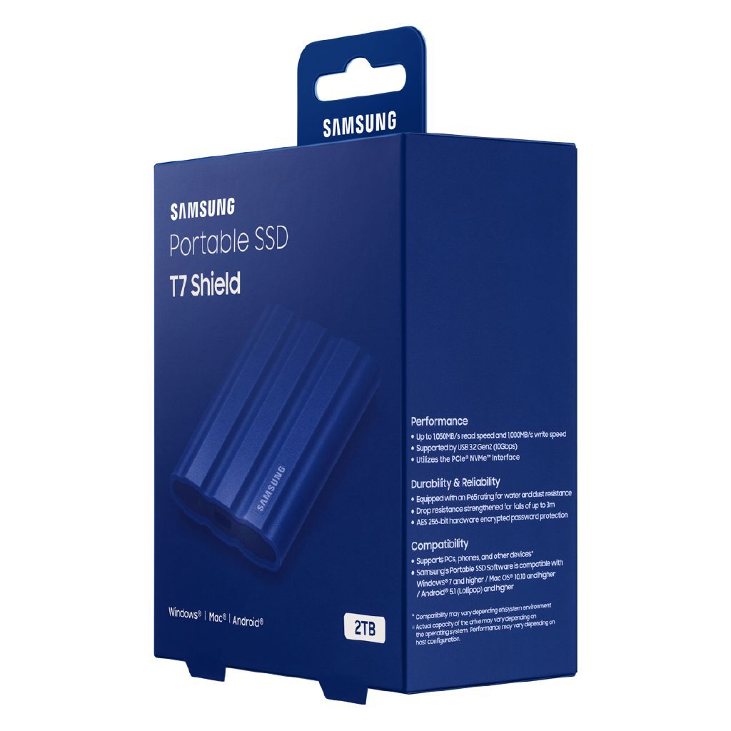未使用 Samsung T7Shield 2TB + Lexar 32GB SD 未使用 Samsung T7Shield 2TB + Lexar 32GB SD Samsung 2TB T7 Shield