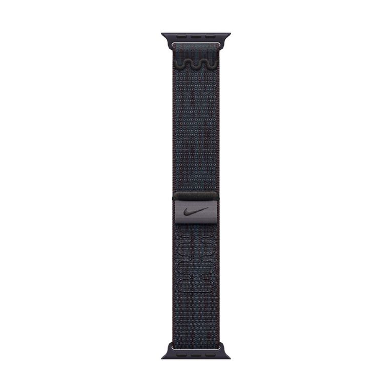 Apple 42mm Black/Blue Nike Sport Loop, , hi-res